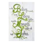 Afbeelding Levensmoment Groen - Plaatmateriaal - Papier - 60 x 90 x 2 cm