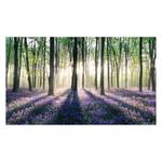 Bild Verzauberter Wald Violett - Holzwerkstoff - Papier - 118 x 70 x 2 cm