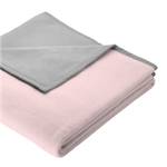 Plaid Lovely & Sweet Kitty II Geweven stof - roze/grijs