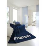 Plaid Young & Fancy Timeout Geweven stof - donkerblauw