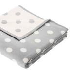 Plaid Sweet Dots Tissu - Gris clair