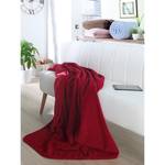 Plaid Pure Soft Geweven stof - Rood - 180x220cm