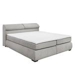 Boxspringbett Avenel Webstoff - Grau