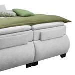 Boxspringbett Tupa Webstoff - Silber