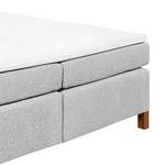 Boxspring Booker geweven stof - Zilver