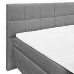 Lit boxspring Booker Tissu - Gris