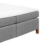 Boxspring Booker geweven stof - Grijs