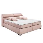 Boxspring Avenel geweven stof - Oud pink