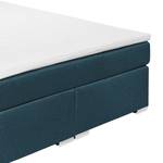 Boxspringbett Marangaroo Webstoff - Dunkelblau - 140 x 200cm