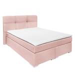 Boxspringbett Marangaroo Webstoff - Altrosa - 140 x 200cm