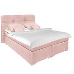 Lit boxspring Marangaroo Tissu - Rose vieilli - 140 x 200cm