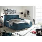 Lit boxspring Marangaroo Tissu - Bleu foncé - 160 x 200cm