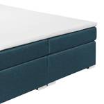 Boxspringbett Marangaroo Webstoff - Dunkelblau - 160 x 200cm