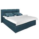 Boxspringbett Marangaroo Webstoff - Dunkelblau - 160 x 200cm