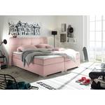 Boxspring Marangaroo geweven stof - Oud pink - 160 x 200cm