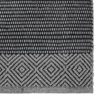 Tapis Carvoeira Coton / Noir / Gris - 160 x 230 cm