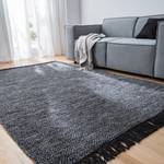 Teppich Booragoon Baumwolle / Schwarz / Grau - 160 x 230 cm