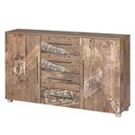 Dressoir Danu Panama eikenhouten look - Breedte: 156 cm