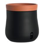 Pots à fleur Serra III (2 éléments) Verre - Noir - Noir
