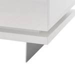 Table de chevet Nola I avec  LED - Blanc brillant - 2