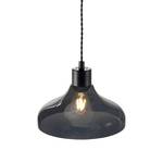 Hanglamp Alrun Glas/staal - 1 lichtbron - Grijs