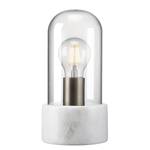 Lampe Siv I Verre / marbre - 1 ampoule - Blanc