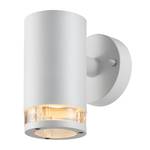 Wandlamp Birk II Plexiglas/aluminium - 1 lichtbron - Wit