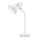 Lampe Aslak Acier - 1 ampoule - Blanc