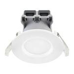 LED-inbouwverlichting Clarkson II Vinyl/staal - 3 lichtbronnen