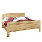 Massief houten bed Borkum deels massief eikenhout - 200 x 200cm