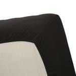 Drap-housse en jersey Coton - Noir - 140 x 220 cm