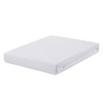 Drap-housse Molton Stretch II Tissu - Blanc - 140 x 200 cm