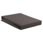 Drap-housse en jersey surmatelas double Coton - Anthracite - 200 x 220 cm