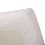 Drap-housse en percale Coton - Blanc - 180 x 220 cm