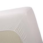 Drap-housse en jersey lycra Tissu - Blanc - 120 x 220 cm