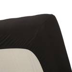 Drap-housse en jersey lycra Tissu - Noir - 90 x 220 cm