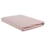 Drap-housse en jersey surmatelas double Coton - Rose clair - 140 x 200 cm