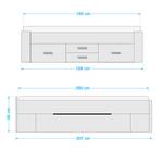 Bed Scala met 6 lades Alpinewit - 180 x 200cm