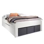 Struttura letto con 2 cassetti Scala Bianco alpino - 140 x 200cm