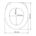 WC-Sitz Kilitten Bambus massiv