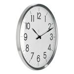 Horloge murale Arnhem Aluminium / Verre - Blanc alpin