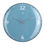Horloge murale Rio dome Matière plastique / Verre bombé - Bleu clair mat