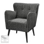 Fauteuil Londrina Tissu - Gris foncé