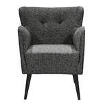 Fauteuil Londrina Tissu - Gris foncé