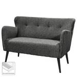 Sofa Londrina (2-Sitzer) Strukturstoff - Dunkelgrau