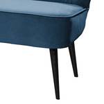 Sofa Lagarto (2-Sitzer) Microfaser - Marineblau
