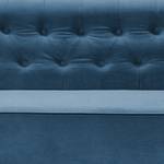 Sofa Lagarto (2-Sitzer) Microfaser - Marineblau