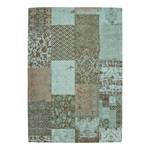 Laagpolig vloerkleed Symphony textiel - Grijs/Mintkleurig - 120 x 170 cm