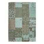 Laagpolig vloerkleed Symphony textiel - Grijs/Mintkleurig - 160 x 230 cm