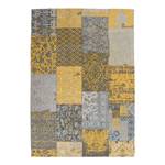Laagpolig vloerkleed Symphony textiel - Geel/lichtgrijs - 160 x 230 cm